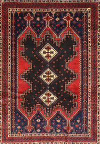 Machine Washable Traditional Brown Rug, wshtr703