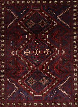 Machine Washable Traditional Bakers Brown Rug, wshtr704