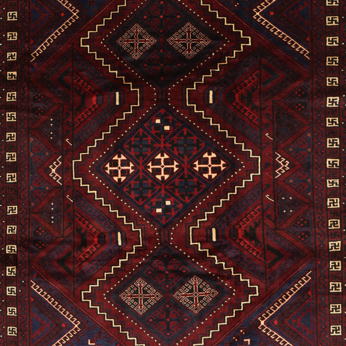 Machine Washable Traditional Bakers Brown Rug, wshtr704