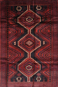 Machine Washable Traditional Bakers Brown Rug, wshtr705