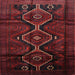 Square Traditional Bakers Brown Persian Rug, tr705