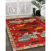 Traditional Red Animal Rug in Family Room, tr707