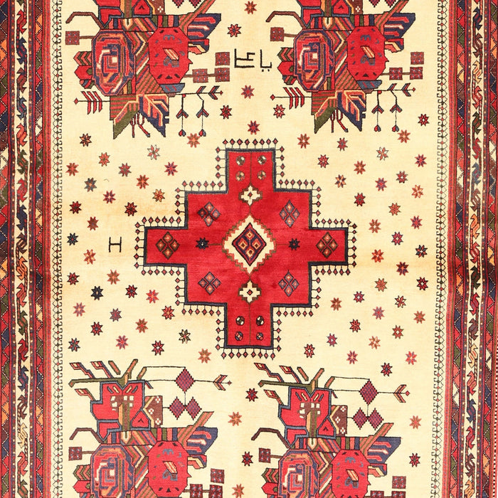 Traditional Sun Yellow Persian Rug, tr708