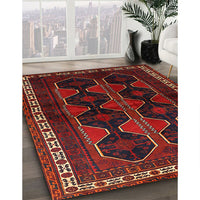 Traditional Reddish Brown Persian Rug, tr709