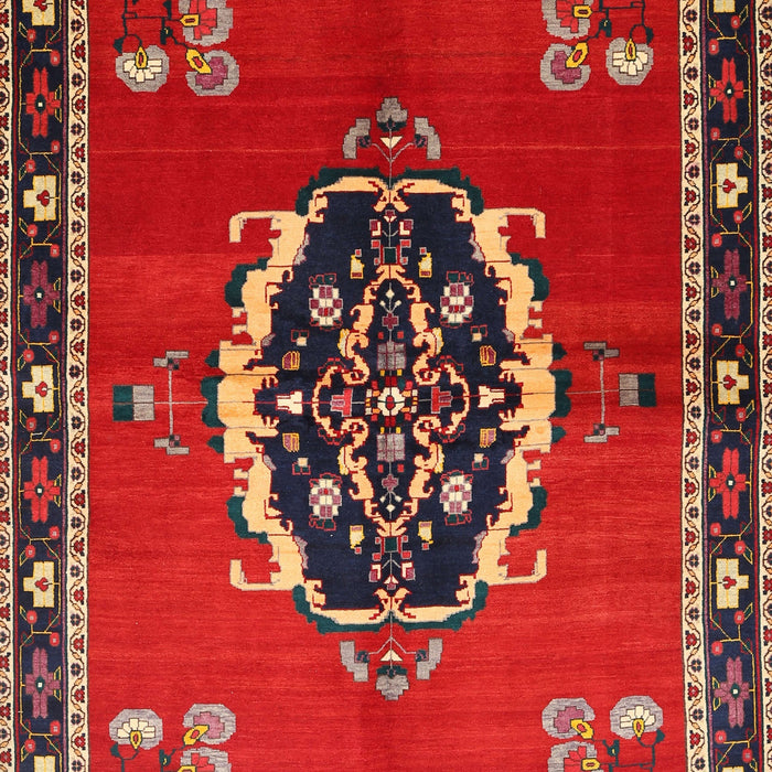 Traditional Brown Medallion Rug, tr710