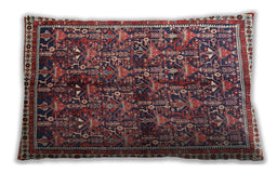 Traditional Classic Rectangular Rosy Pink Lumbar Throw Pillow, 13 inch by 19 inch, lbtr711