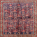 Square Traditional Pink Persian Rug, tr711