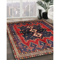 Traditional Saffron Red Persian Rug, tr712