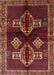 Traditional Dark Gold Brown Persian Rug, tr713