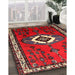 Traditional Brown Persian Rug in Family Room, tr716