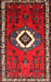 Machine Washable Traditional Brown Rug, wshtr716