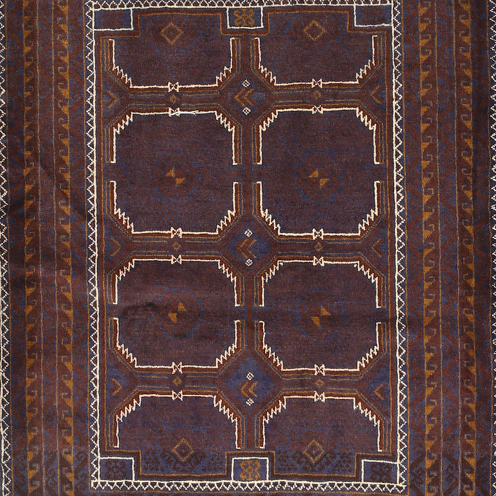 Traditional Bakers Brown Persian Rug, tr717