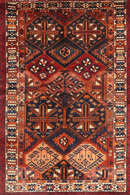 Machine Washable Traditional Gold Brown Rug, wshtr718