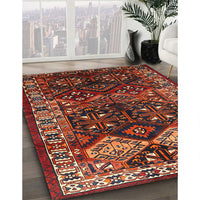 Traditional Gold Brown Persian Rug, tr718