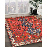 Traditional Rust Pink Persian Rug, tr719