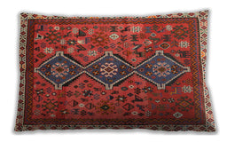 Traditional Classic Rectangular Rust Pink Lumbar Throw Pillow, 13 inch by 19 inch, lbtr719