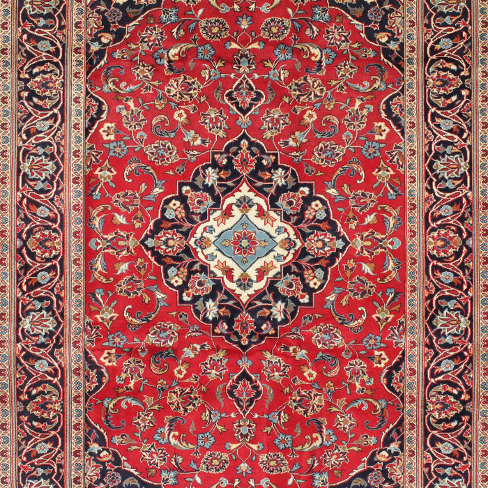 Traditional Camel Brown Medallion Rug, tr71
