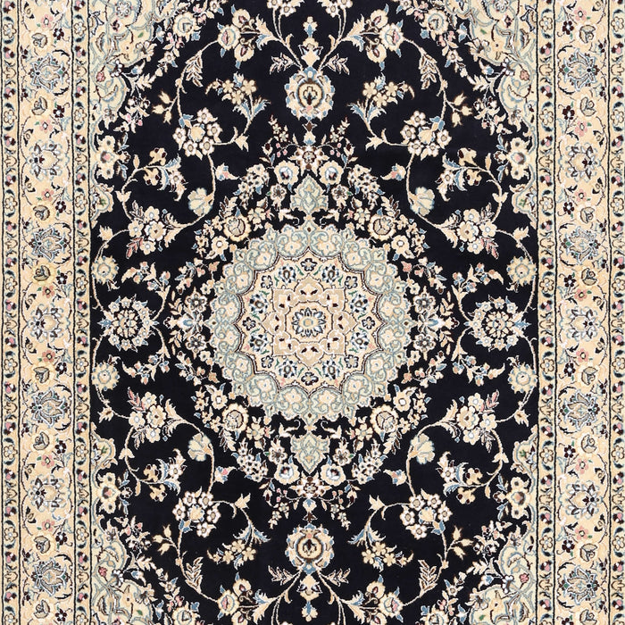 Traditional Black Medallion Rug, tr723