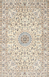 Machine Washable Traditional Peach Beige Rug, wshtr724