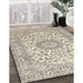 Machine Washable Traditional Vanilla Gold Rug in a Family Room, wshtr726