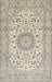 Traditional Vanilla Gold Medallion Rug, tr726