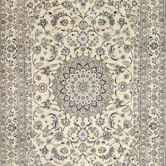 Traditional Vanilla Gold Medallion Rug, tr726