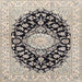 Square Traditional Gray Medallion Rug, tr728