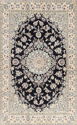 Machine Washable Traditional Gray Rug, wshtr728