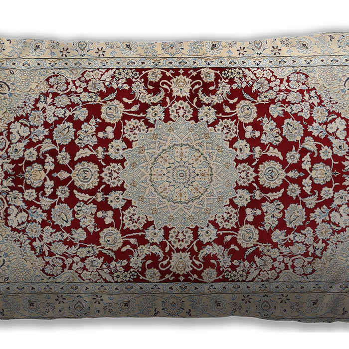 Traditional Classic Rectangular Rust Pink Lumbar Throw Pillow, 13 inch by 19 inch, lbtr729