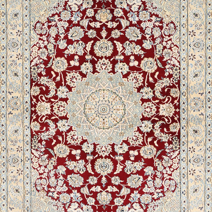 Traditional Rust Pink Medallion Rug, tr729