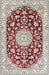 Traditional Chestnut Brown Medallion Rug, tr731