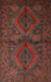 Traditional Saffron Red Persian Rug, tr732