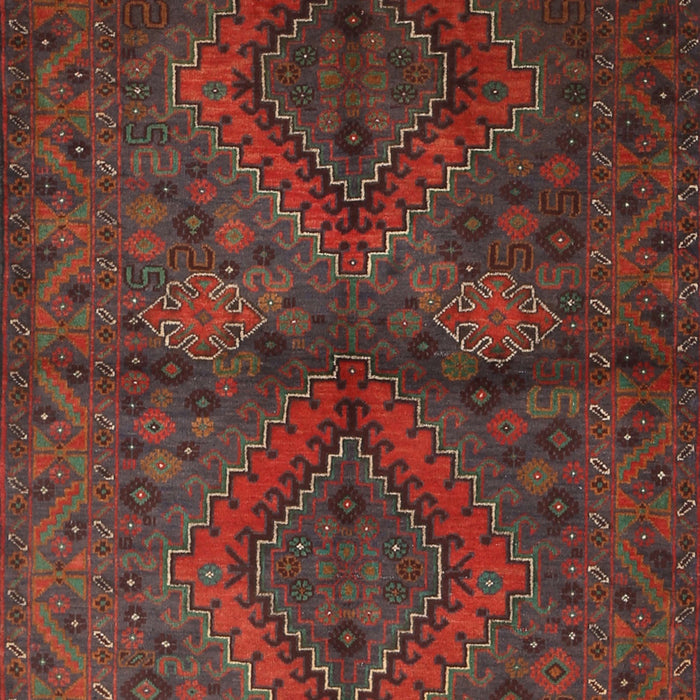 Traditional Saffron Red Persian Rug, tr732