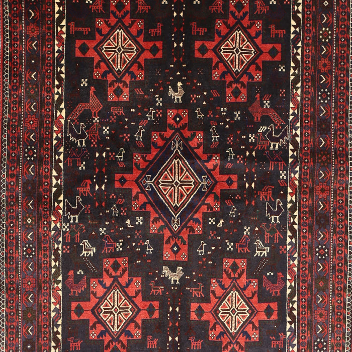 Machine Washable Traditional Sepia Brown Rug, wshtr738