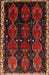 Machine Washable Traditional Sepia Brown Rug, wshtr739