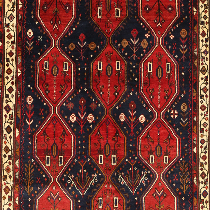 Traditional Reddish Brown Persian Rug, tr739