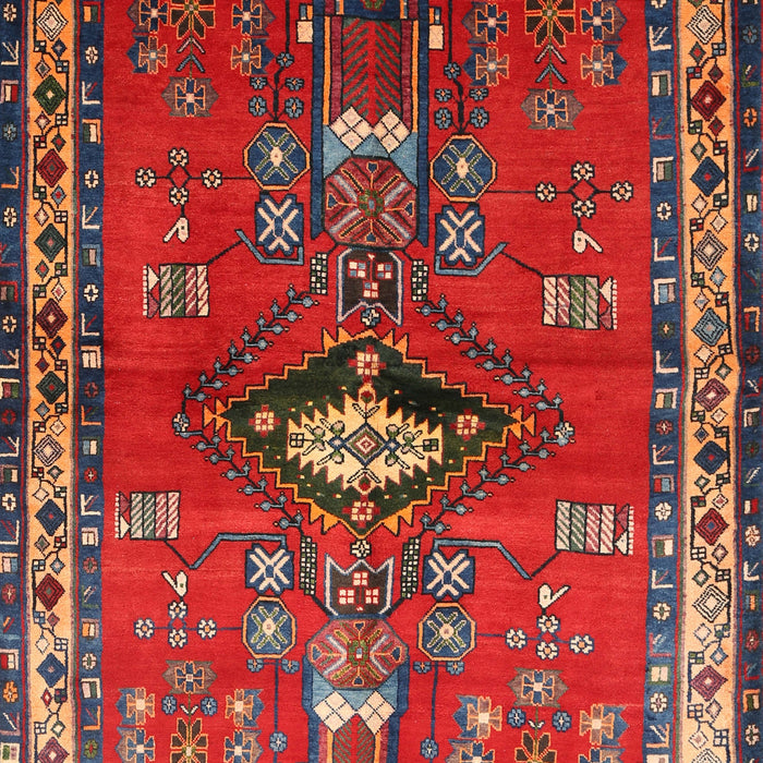 Traditional Dark Almond Brown Persian Rug, tr740