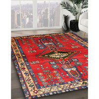 Traditional Dark Almond Brown Persian Rug, tr740