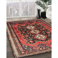 Traditional Saffron Red Persian Rug, tr741