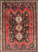 Traditional Saffron Red Persian Rug, tr741