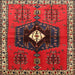 Square Traditional Brown Persian Rug, tr742