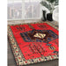 Traditional Brown Persian Rug in Family Room, tr742