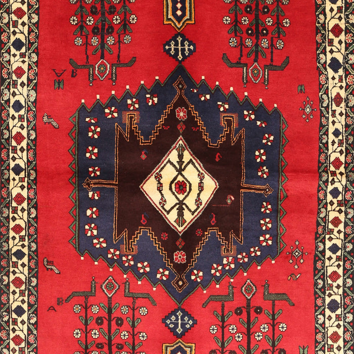 Machine Washable Traditional Brown Rug, wshtr742