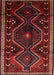 Machine Washable Traditional Sepia Brown Rug, wshtr743