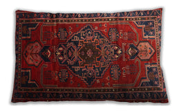 Traditional Classic Rectangular Chestnut Brown Lumbar Throw Pillow, 13 inch by 19 inch, lbtr744