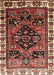 Traditional Saffron Red Persian Rug, tr747