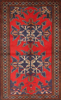 Machine Washable Traditional Brown Rug, wshtr749