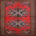Square Traditional Brown Persian Rug, tr749