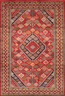 Machine Washable Traditional Peru Brown Rug, wshtr74