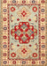 Machine Washable Traditional Chestnut Red Rug, wshtr750